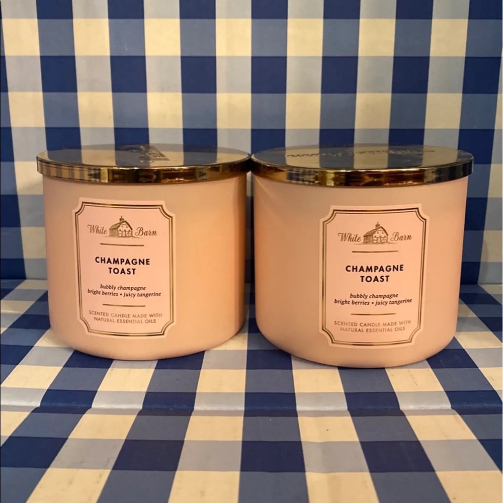 Bath and body works candles- Champagne Toast